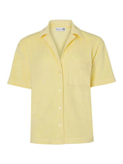 Short sleeve towelling shirt cotton butter