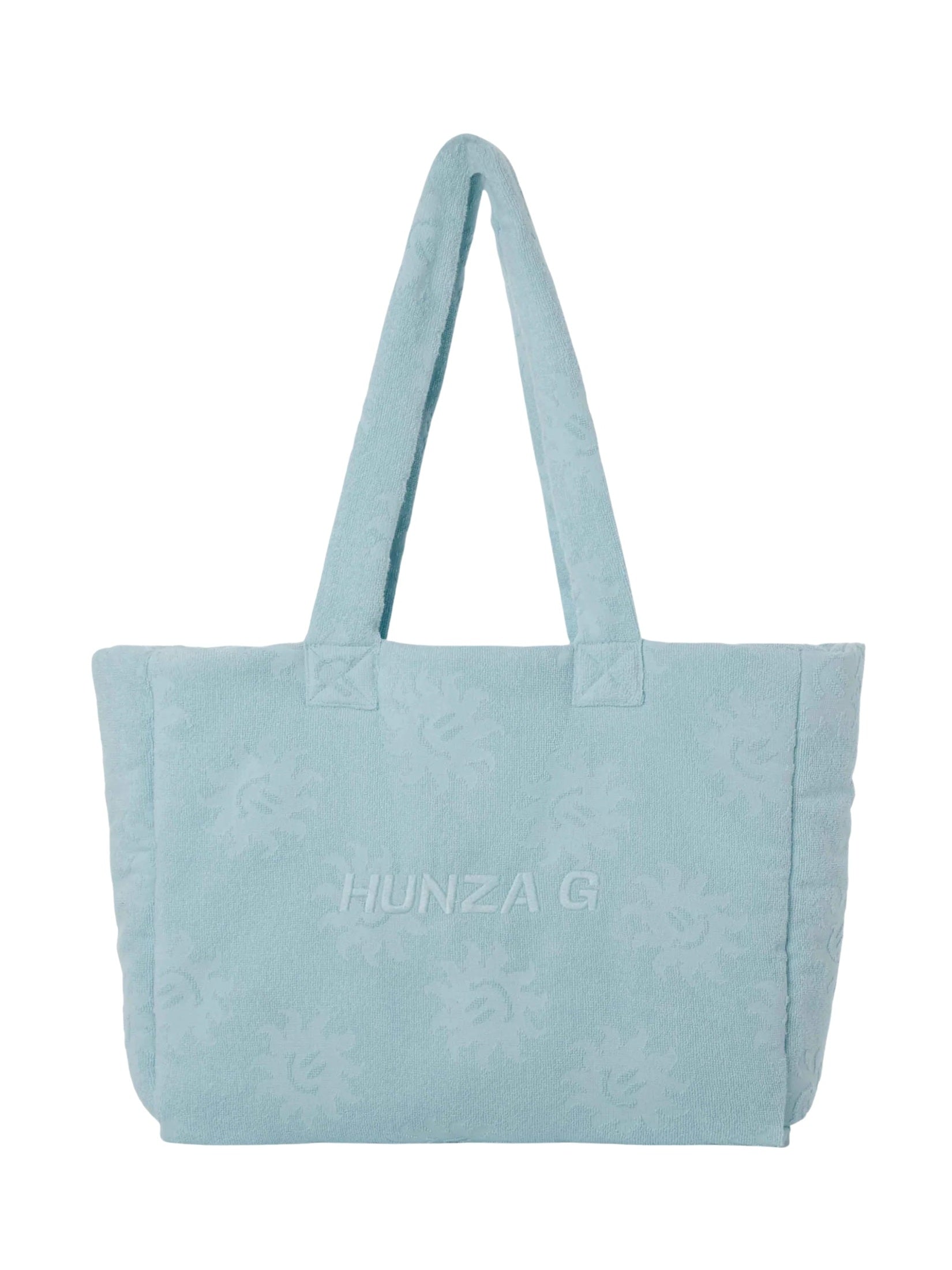 Beach bag sunny towelling ice blue