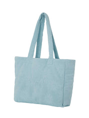 Beach bag sunny towelling ice blue