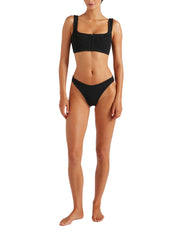 Dallas bikini - a crinkle black