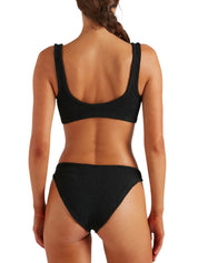 Dallas bikini - a crinkle black