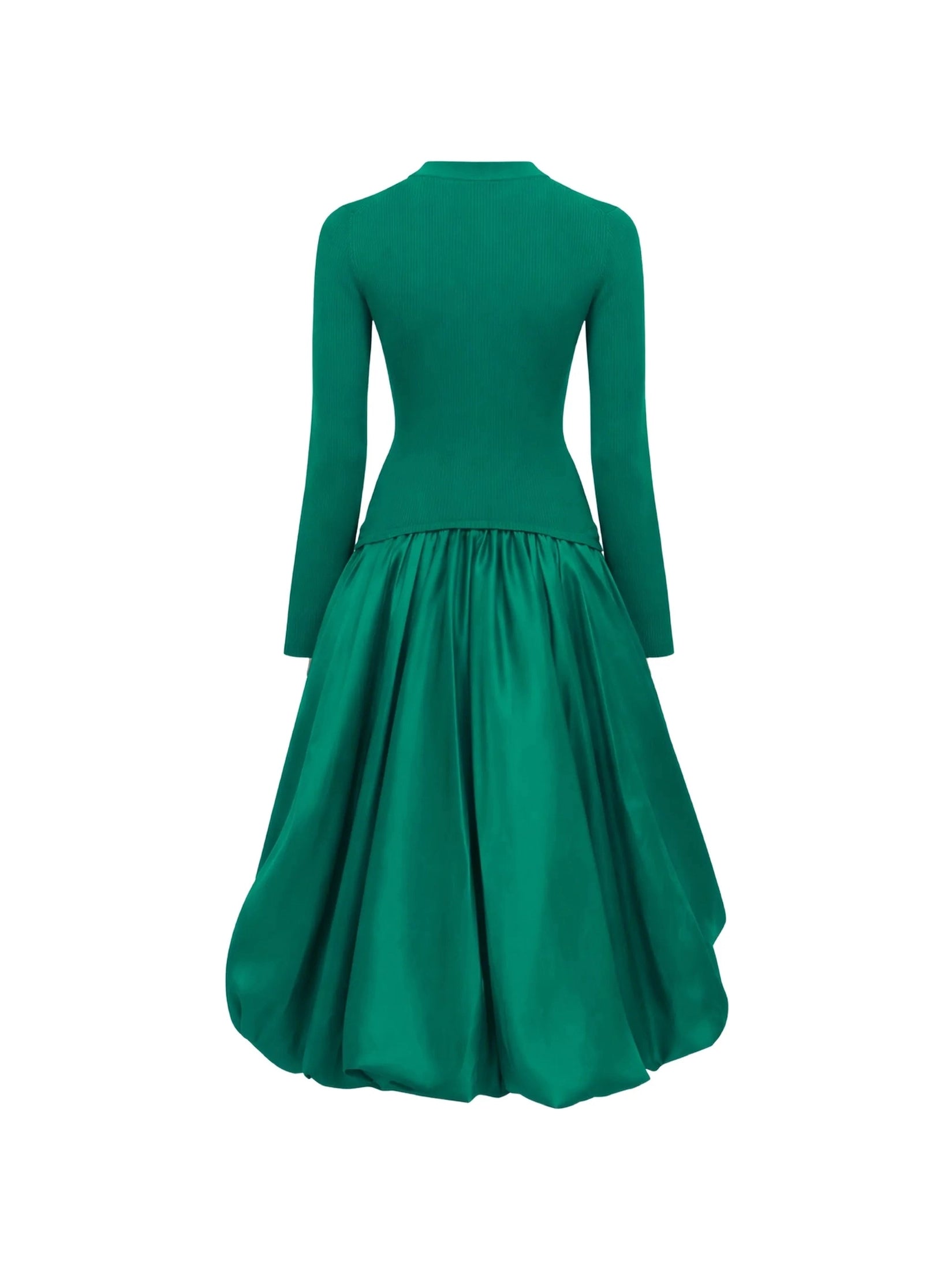 Kenlie l/s mock neck midi dress