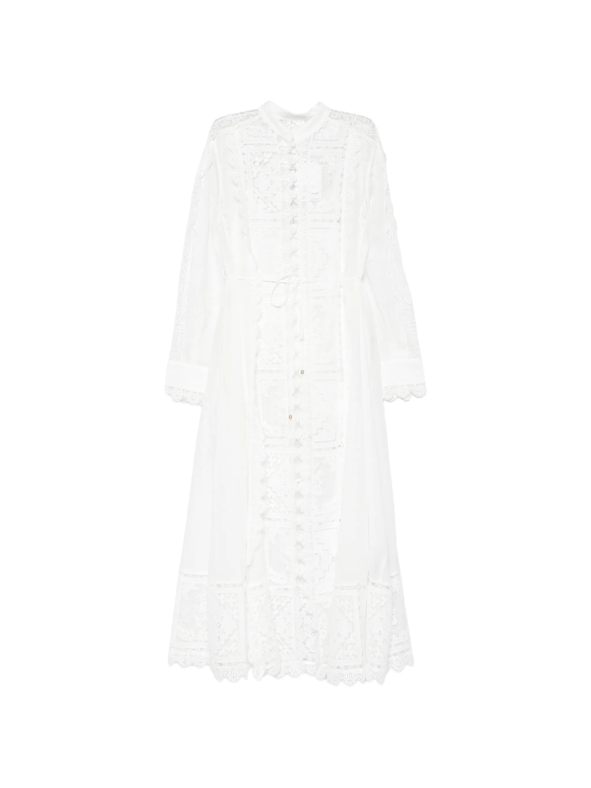 Aster embroidered midi dress
