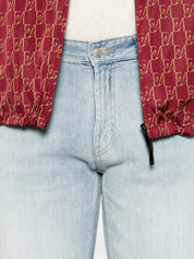 Emporio Armani logo-plaque straight jeans