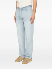 Emporio Armani logo-plaque straight jeans
