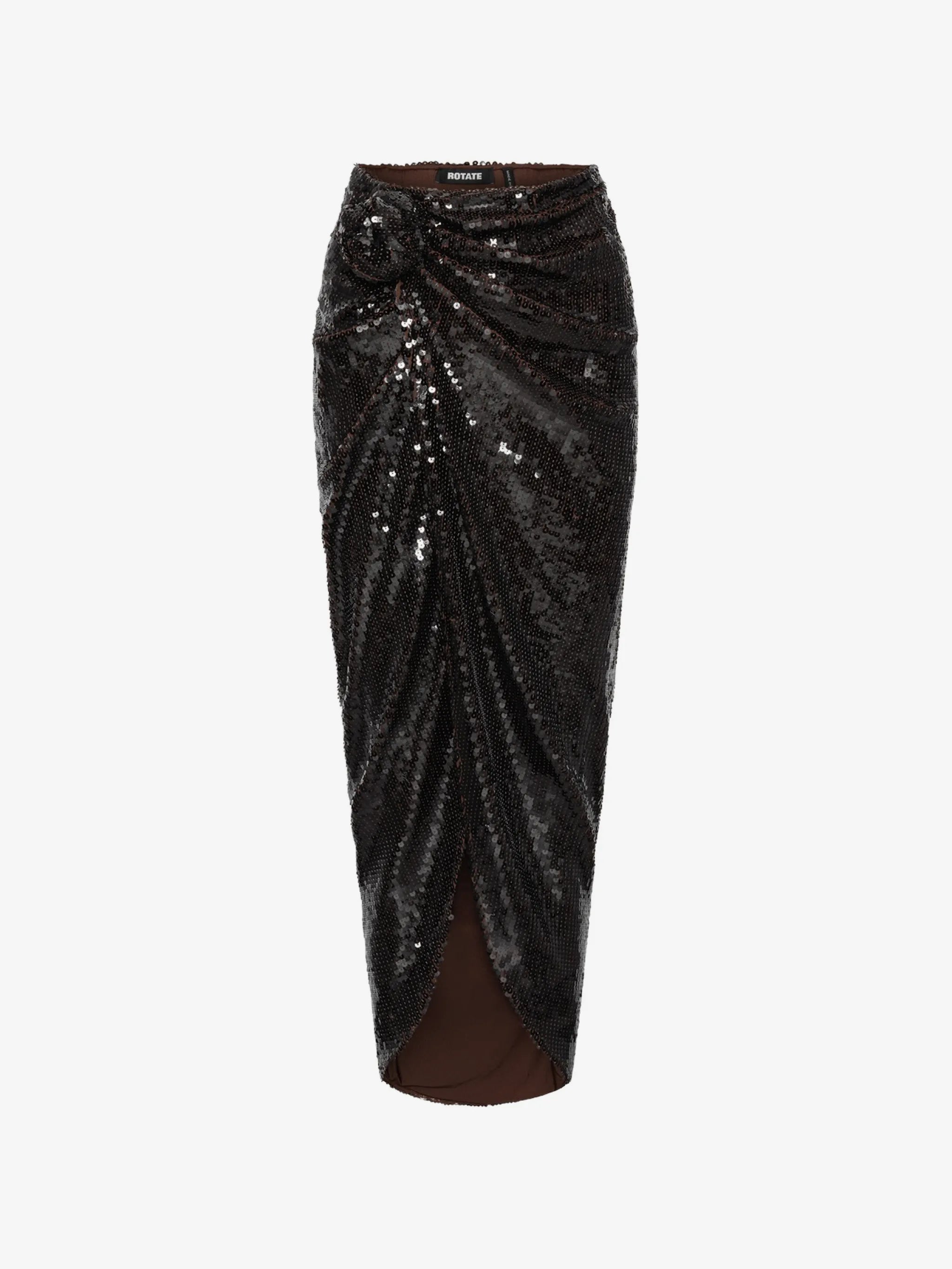 Sequins knot skirt