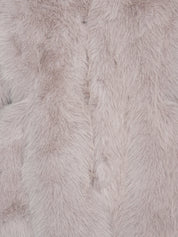 Faux fur flared jacket