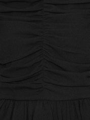 Ruched puff sleeve top