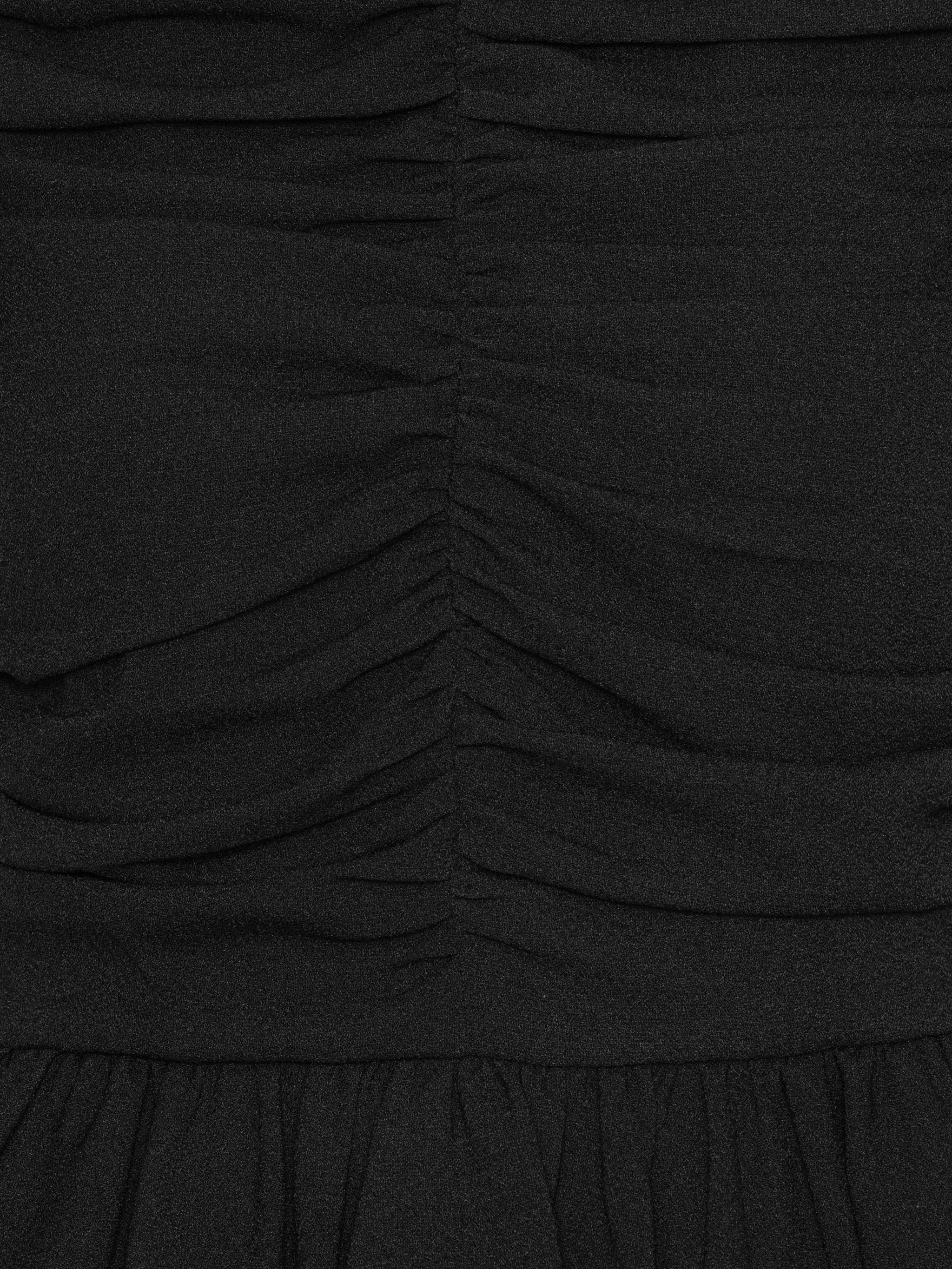 Ruched puff sleeve top