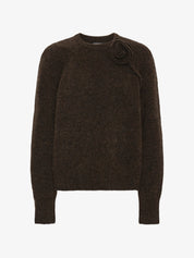 Knit flower jumper