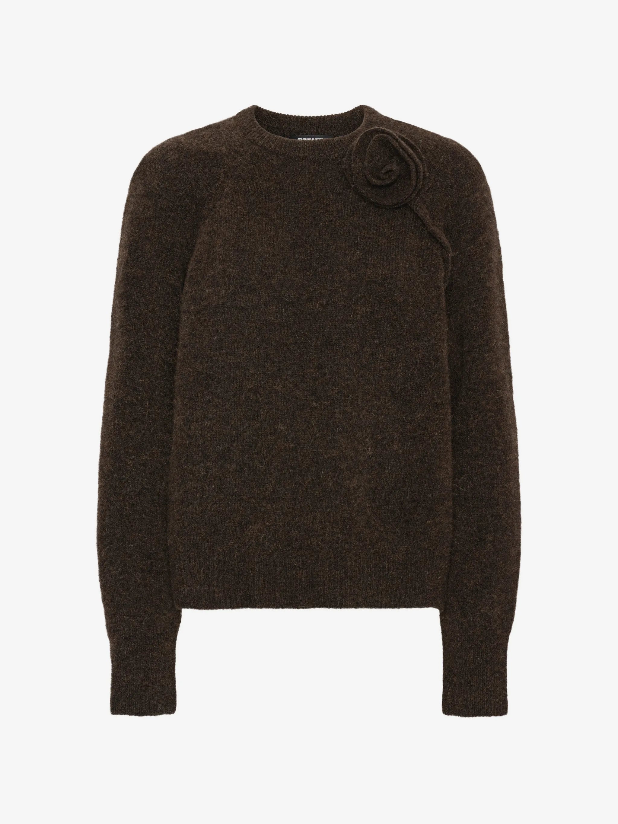 Knit flower jumper