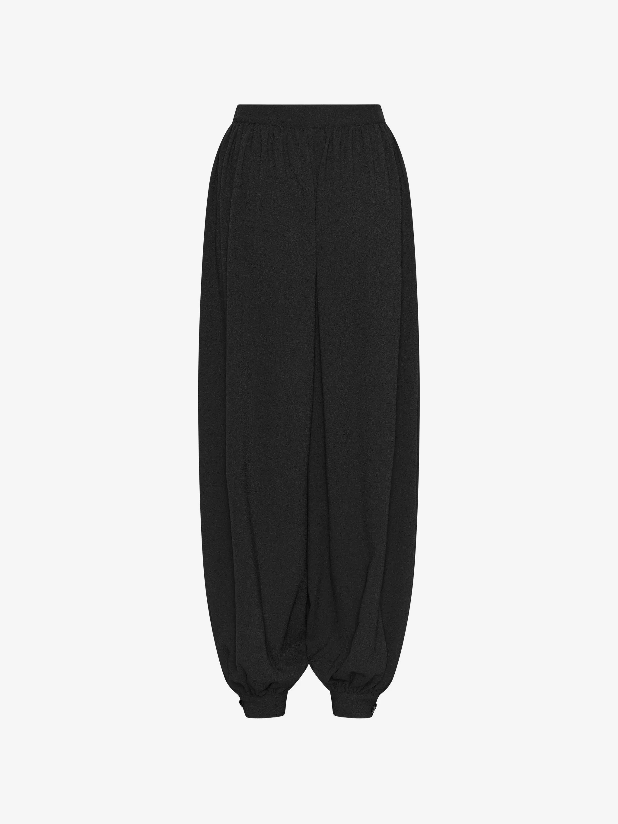 Balloon pleated pants