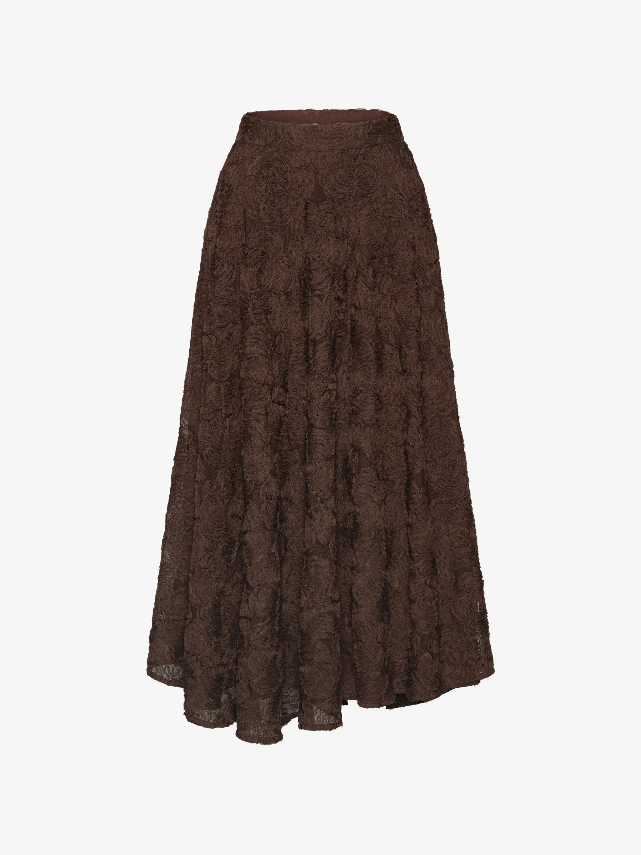 Flower mesh sun skirt