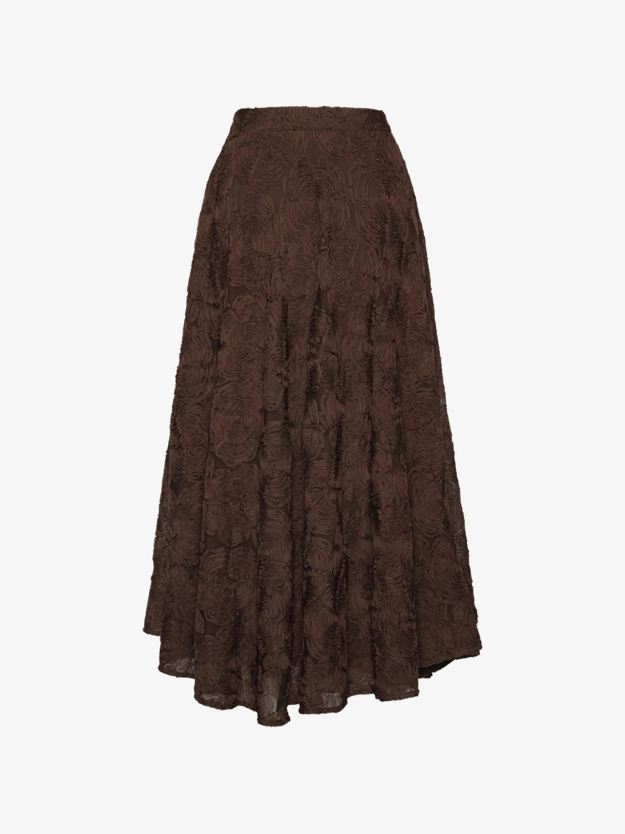 Flower mesh sun skirt