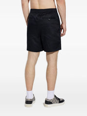 Bermuda shorts in Tencel jacquard