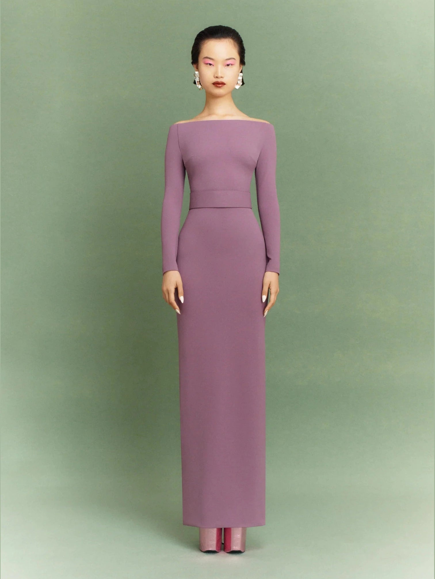 The sabina maxi dress in acai