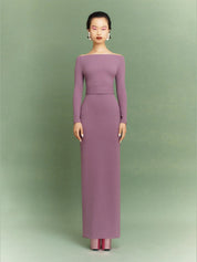 The sabina maxi dress in acai