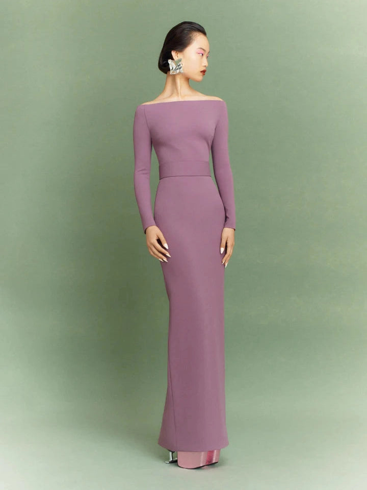 The sabina maxi dress in acai