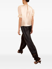 Camile silk cinched pant