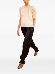 Camile silk cinched pant