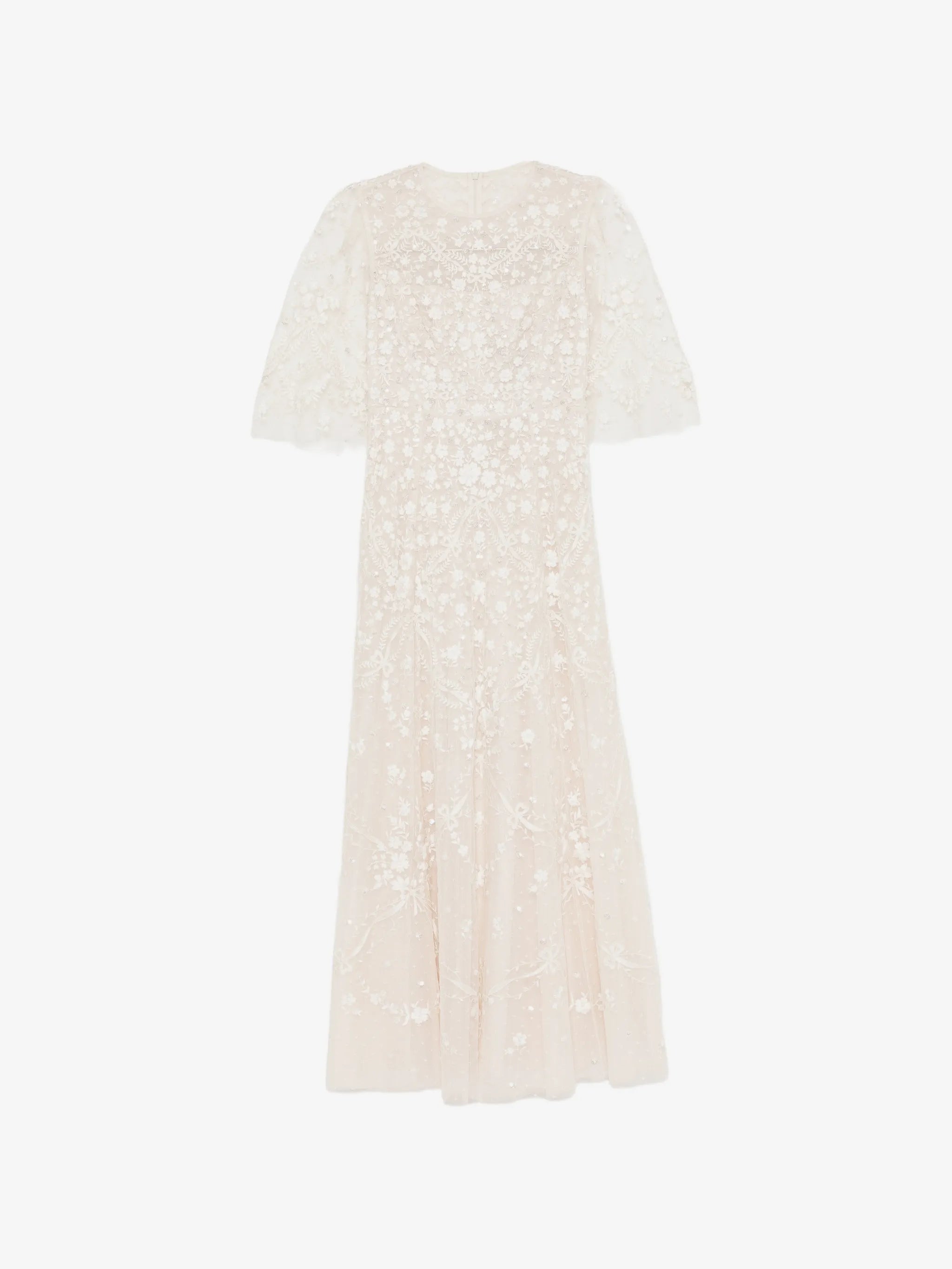Laurel grace round neck ankle gown