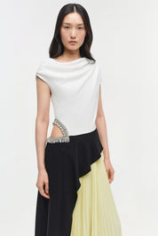 ANDROMEDA EMBELLISHED MIDI DRESS