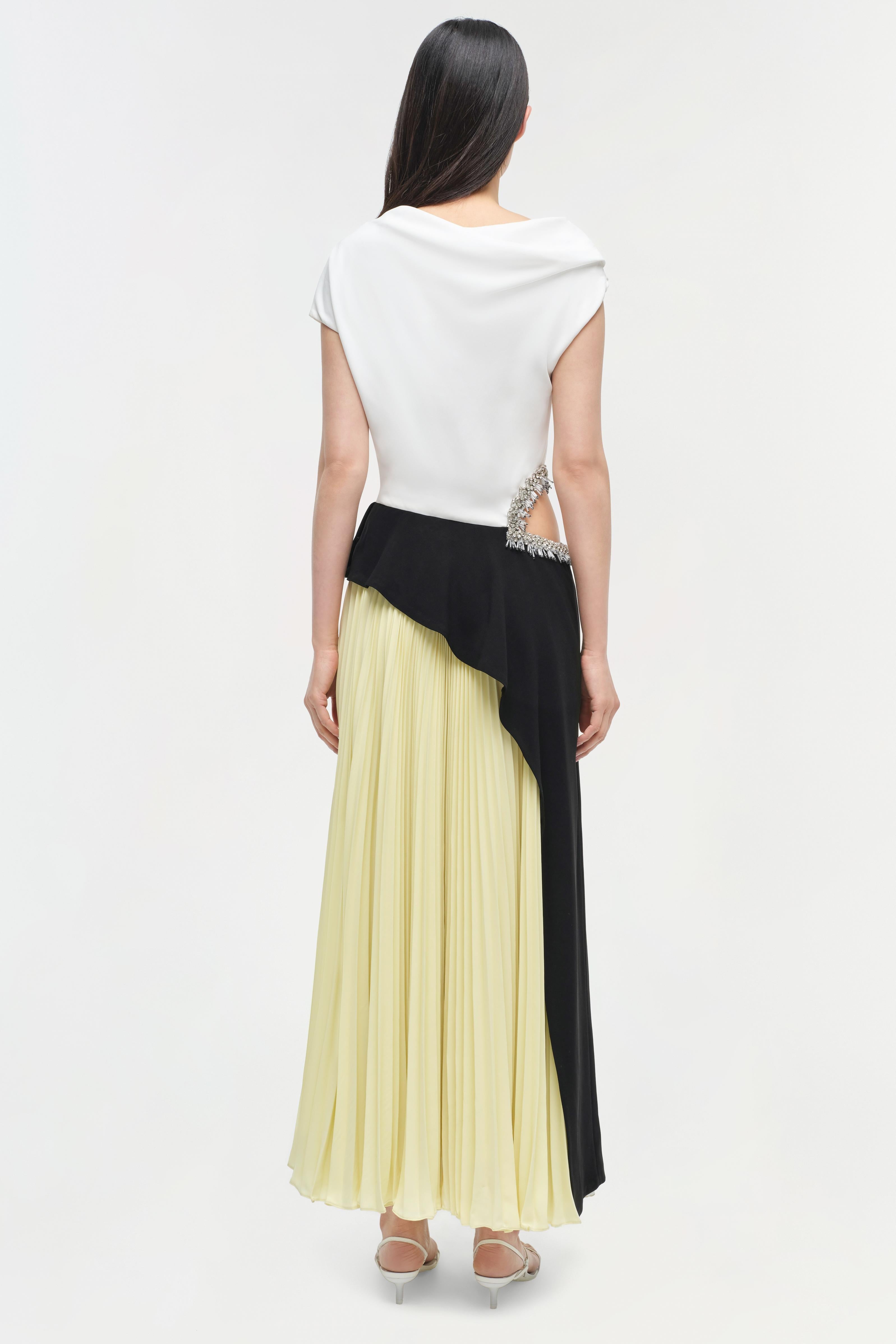 ANDROMEDA EMBELLISHED MIDI DRESS