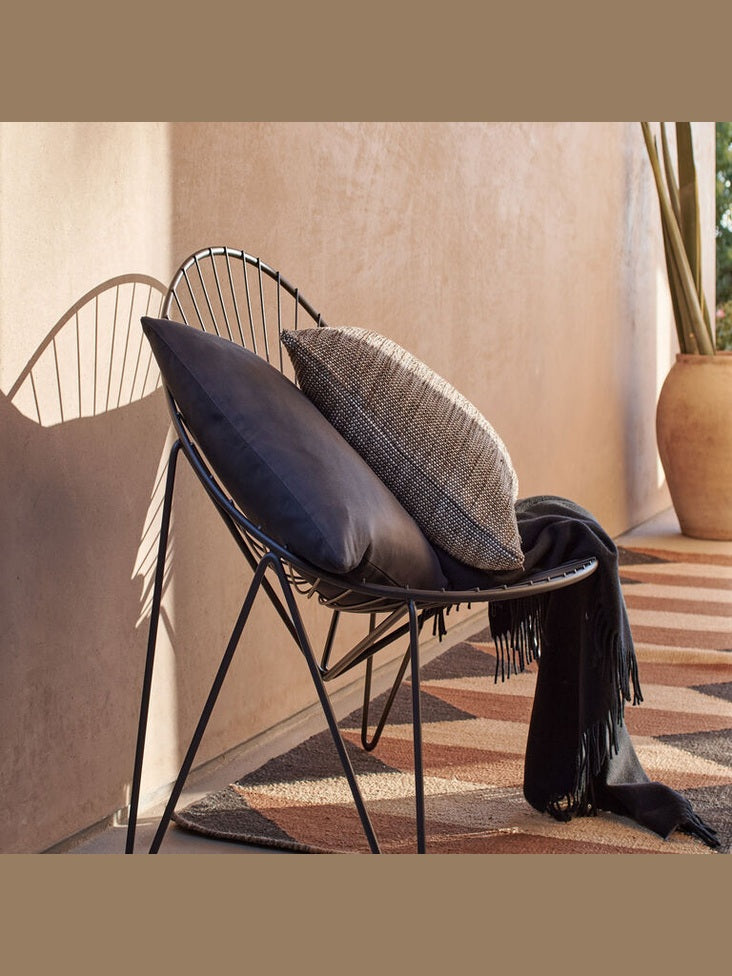 String decorative pillow cover