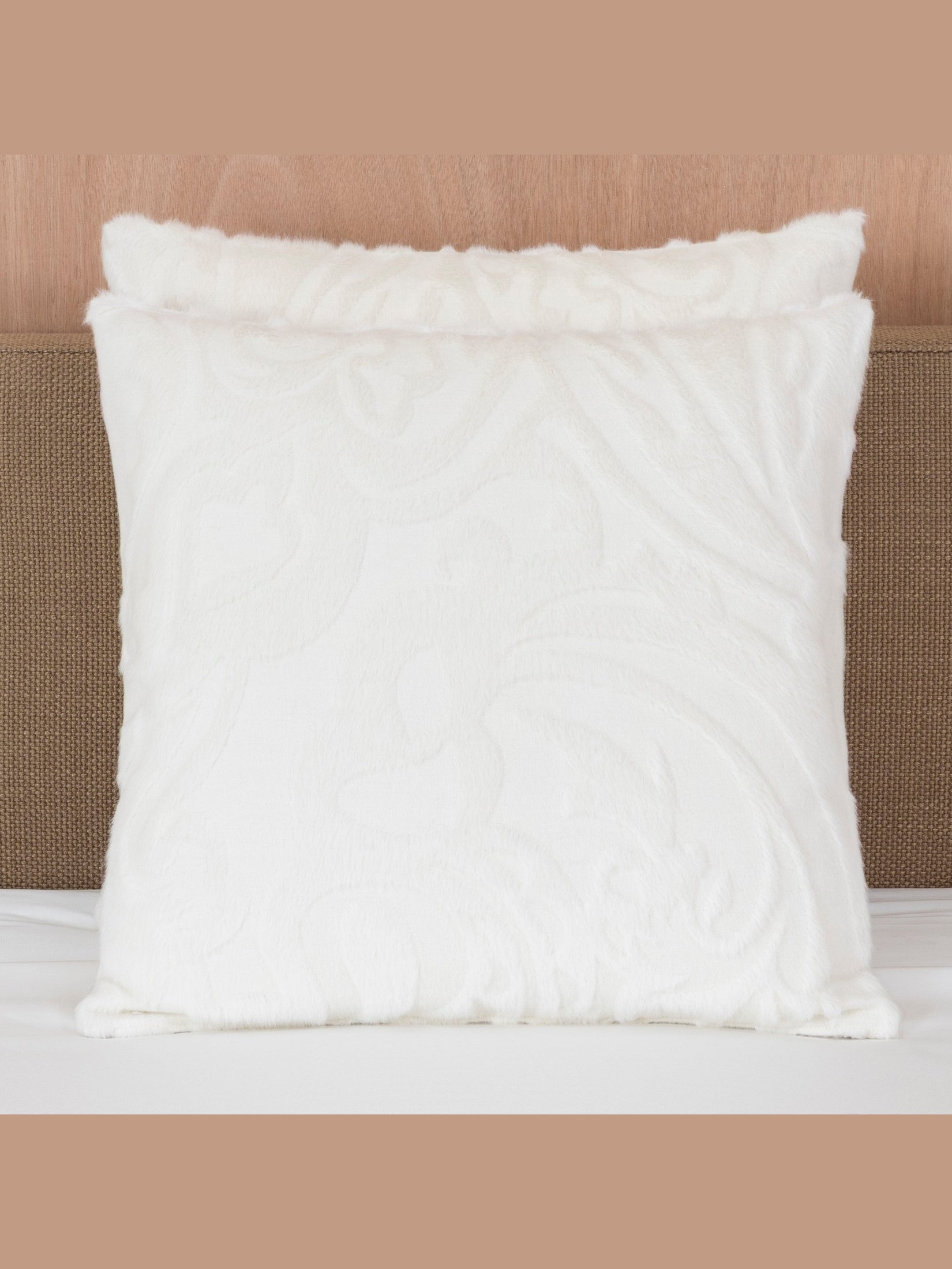Luxury alpaca paisley - cushion cover w/zip - cushion w/zip