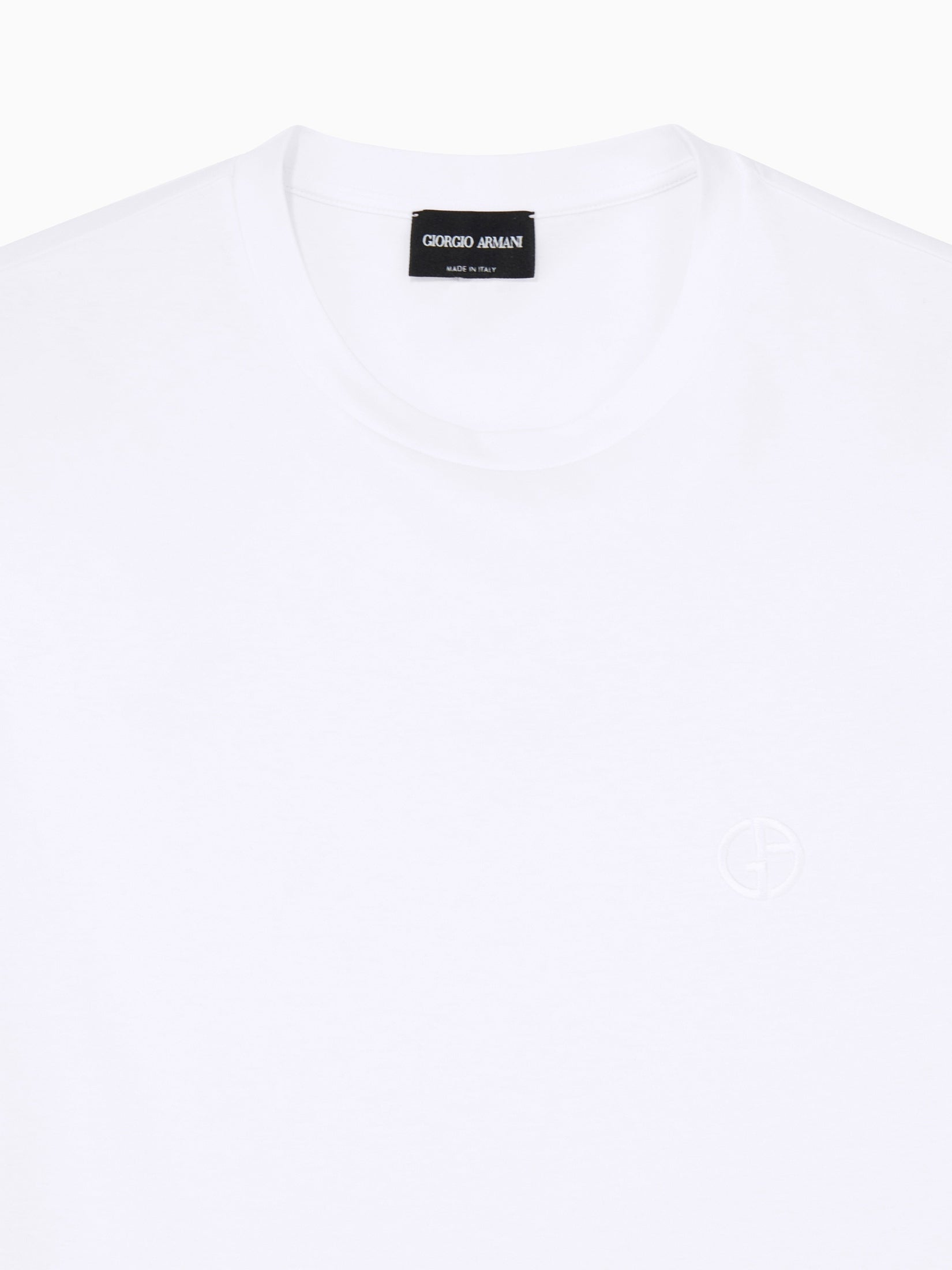 Short-sleeve cotton interlock T-shirt with logo