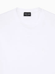 Short-sleeve cotton interlock T-shirt with logo