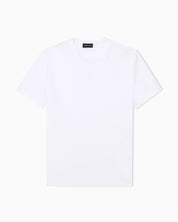 Short-sleeve cotton interlock T-shirt with logo