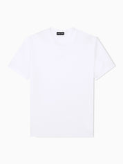 Short-sleeve cotton interlock T-shirt with logo