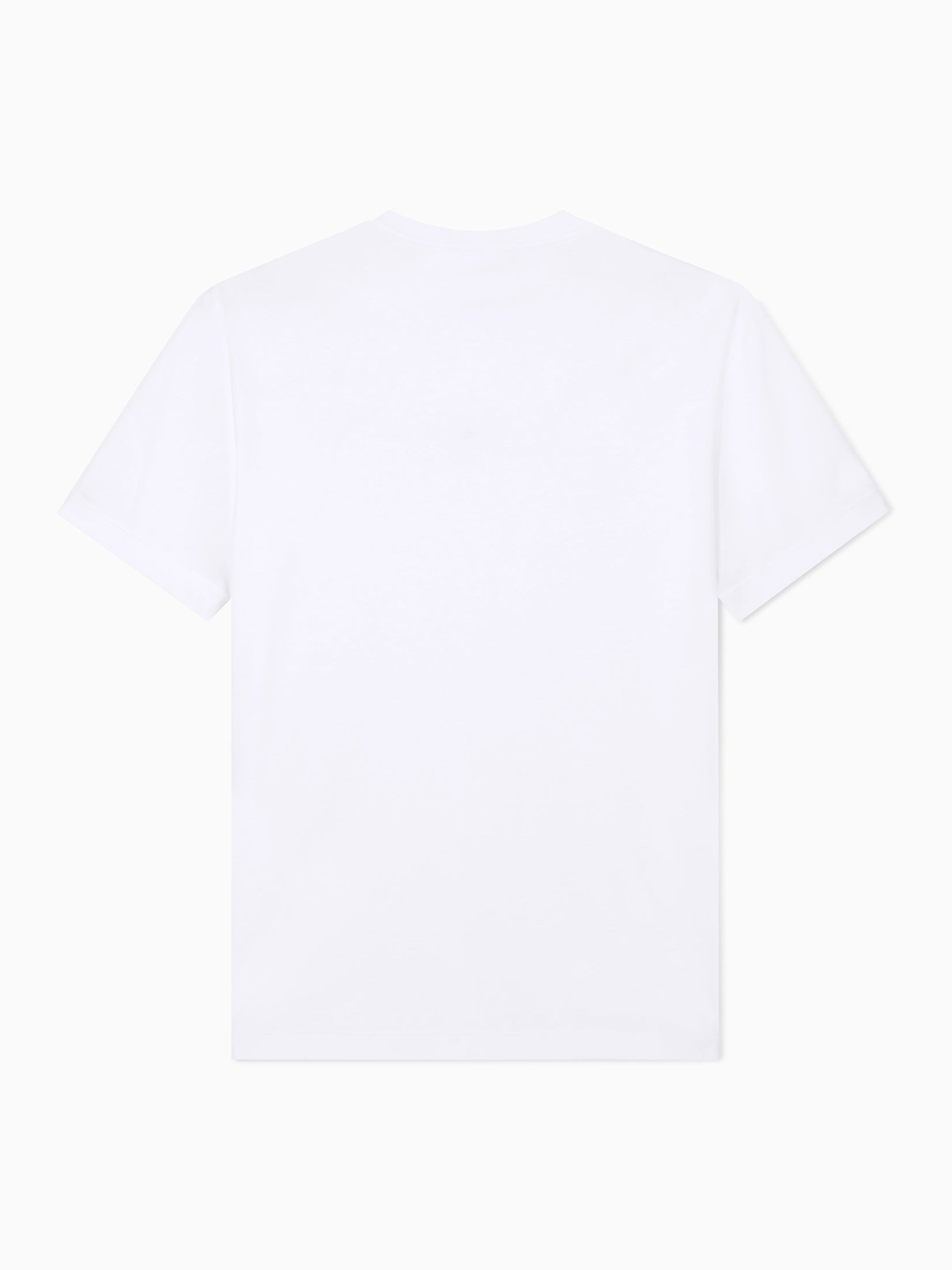 Short-sleeve cotton interlock T-shirt with logo