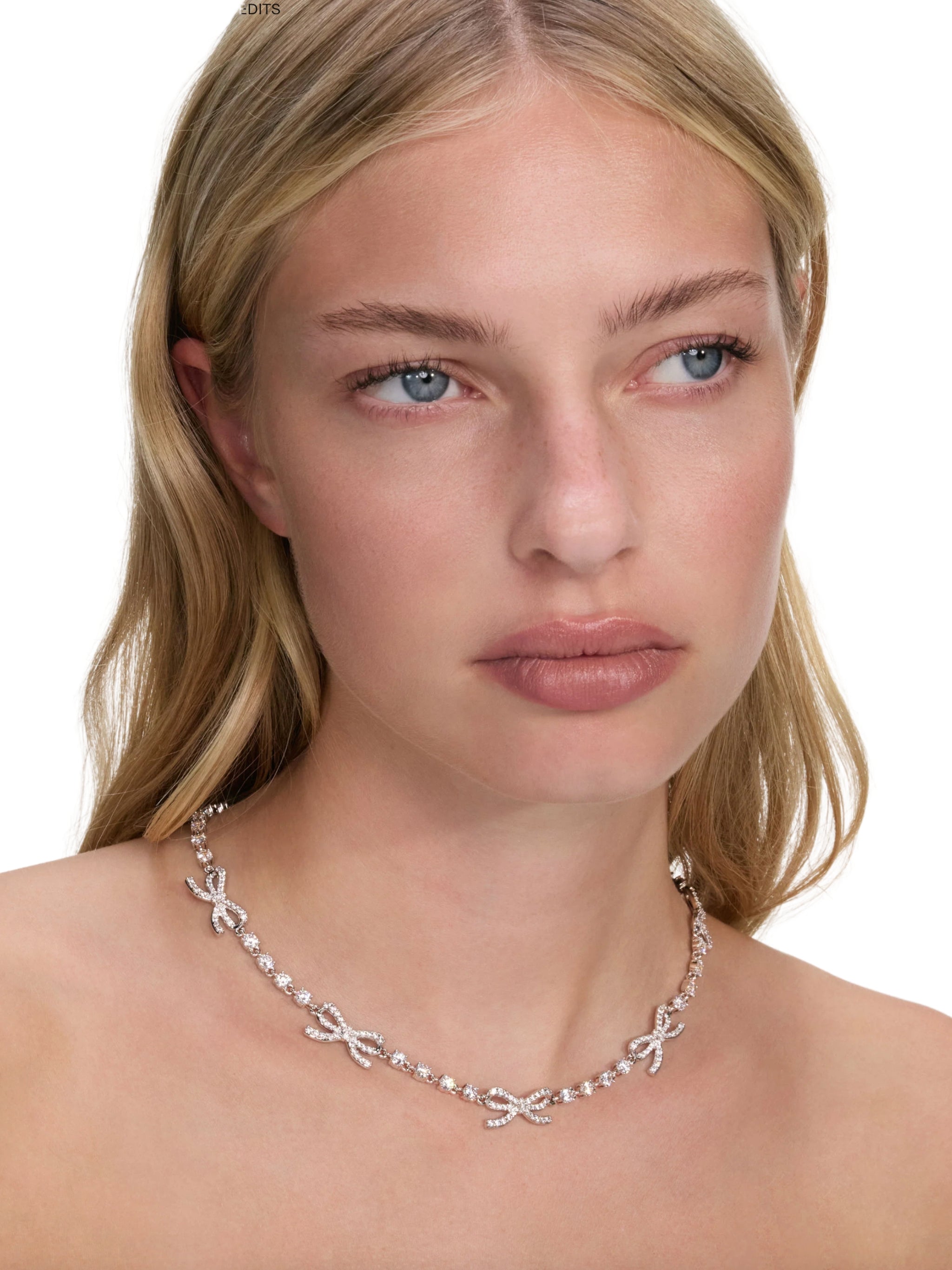 Crystal Bow Necklace