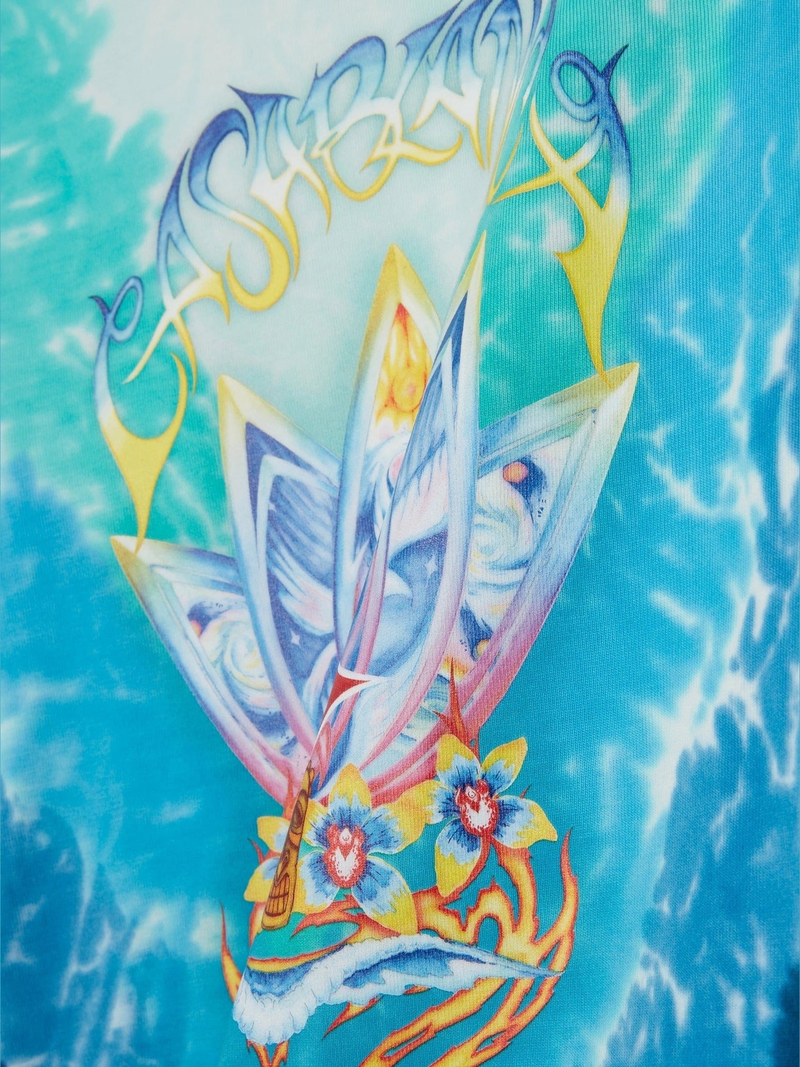 Surf lotus tie dye t-shirt