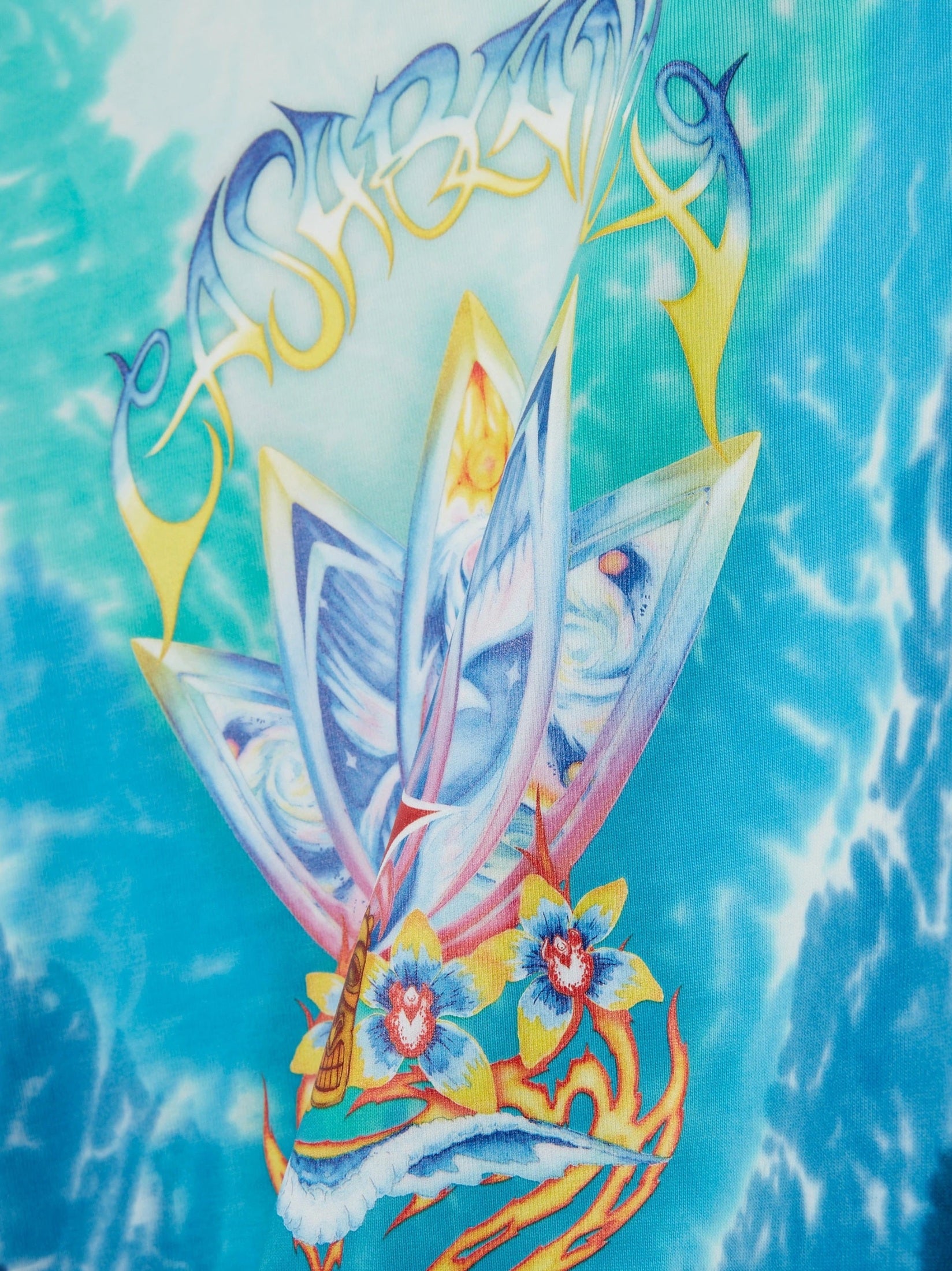 Surf lotus tie dye t-shirt