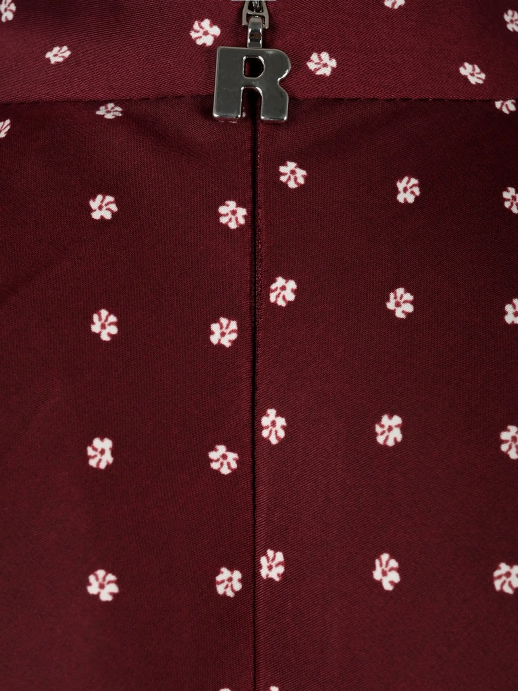 Dot peplum halterneck
