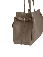 GYOZA TOTE TAUPE PEBBLE GRAINED LEATHER