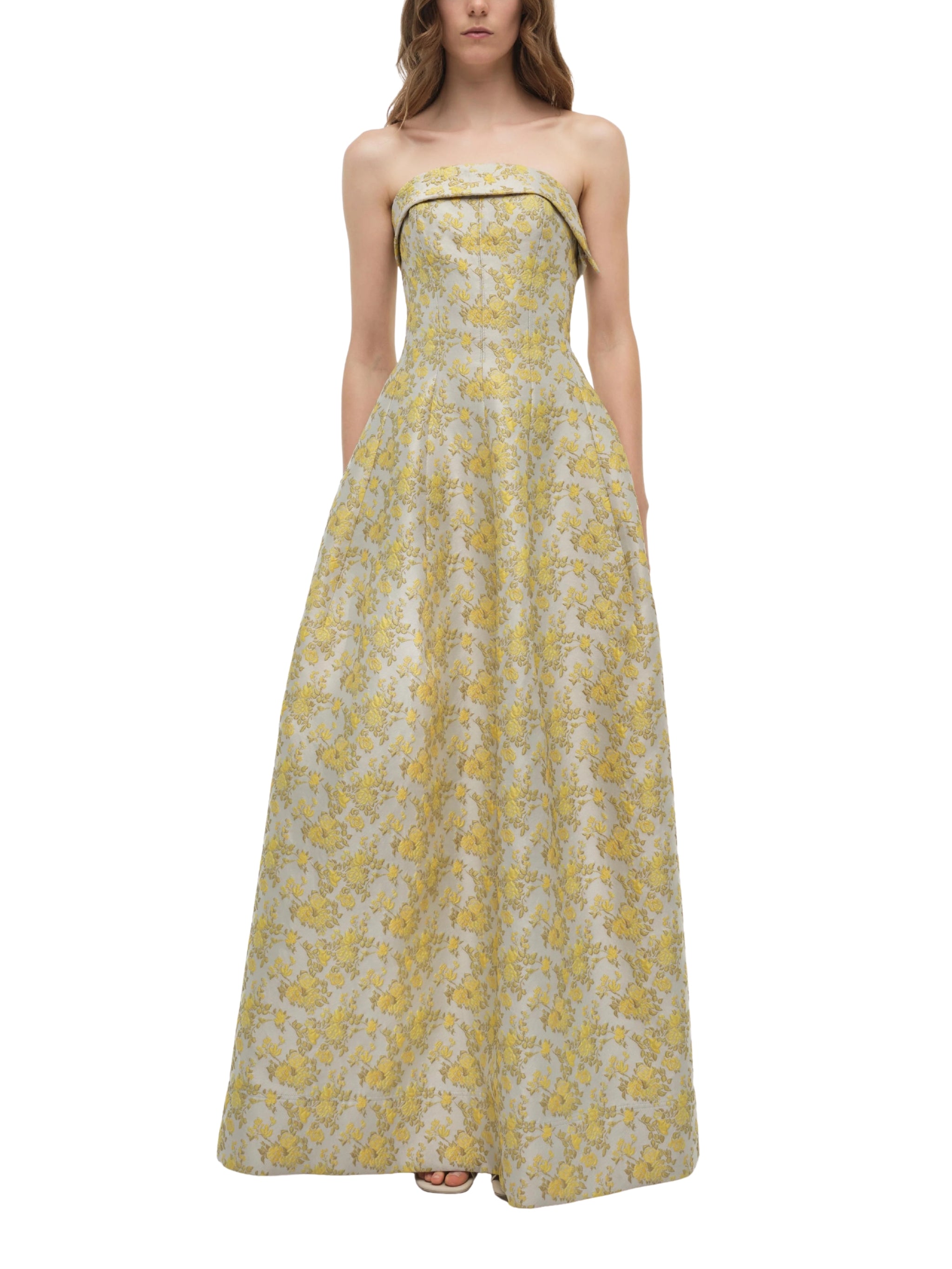 Octavia strapless gown