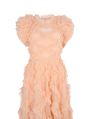 Genevieve ruffle gown