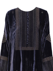 Velvet a line kaftan
