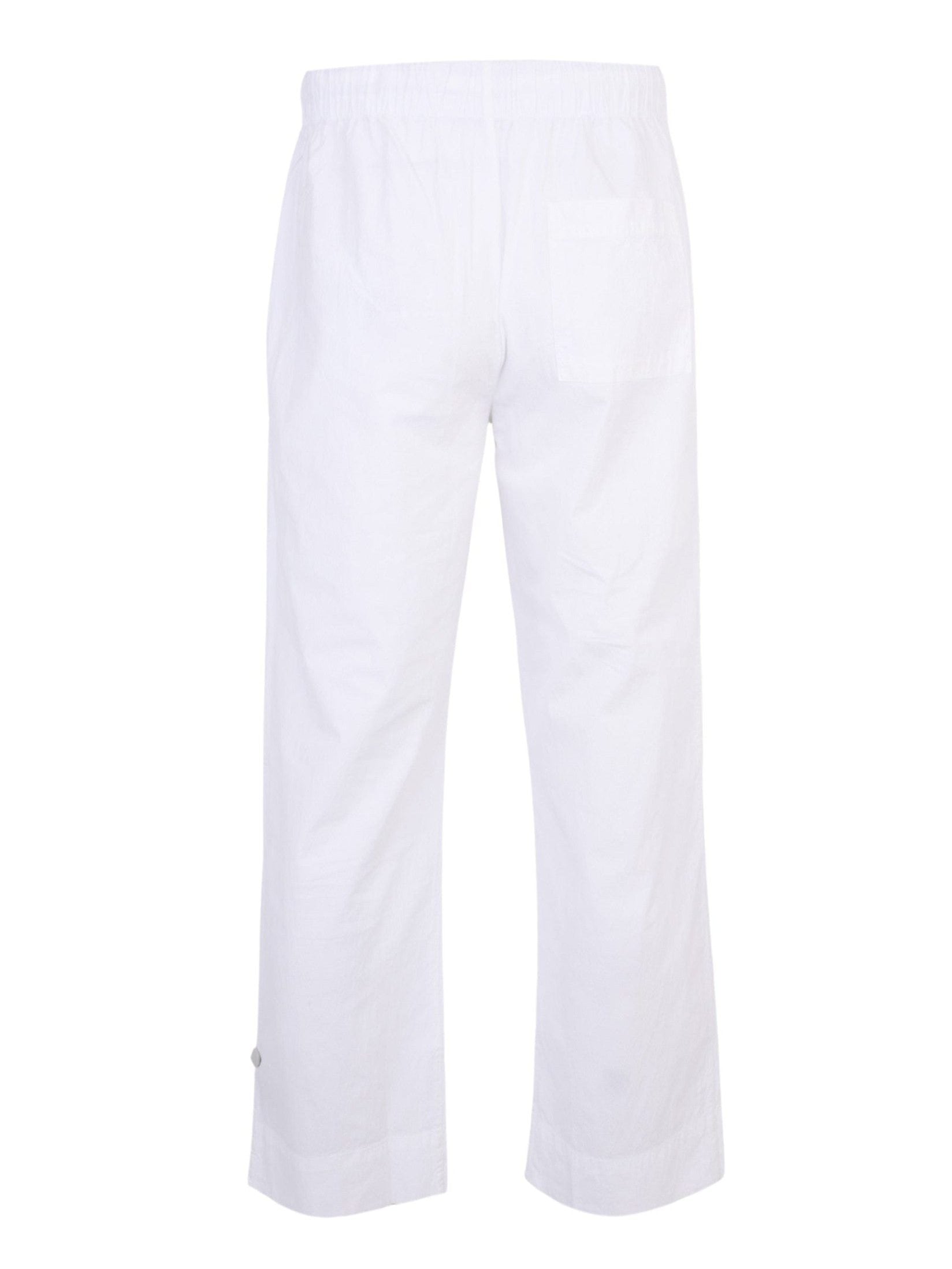 Luan cotton lyocell blend seersucker trouser