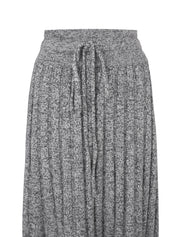 The pleated midi skirt in ink