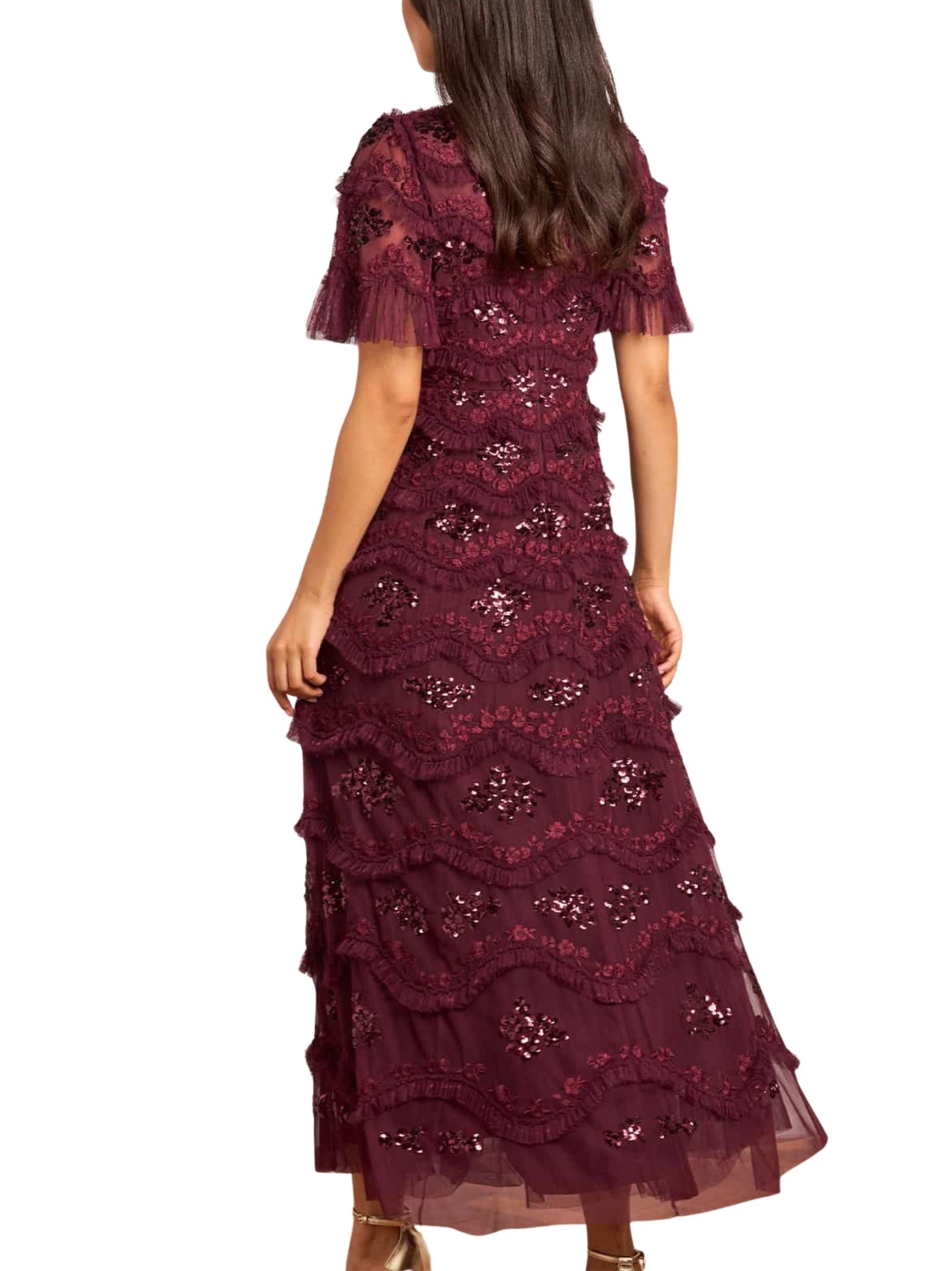 Daisy wave ankle gown