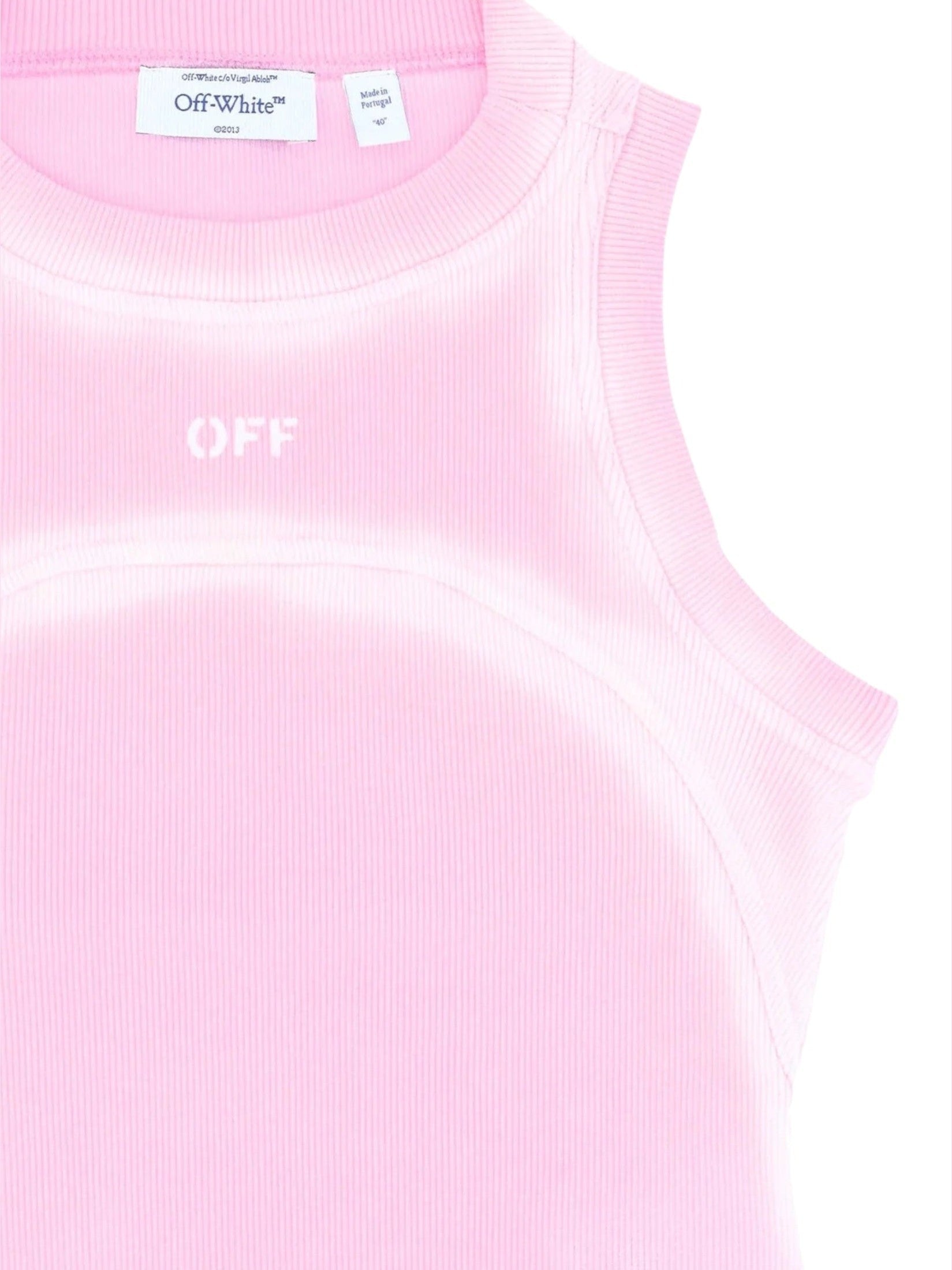 Spray off stamp rib round tan soft pink