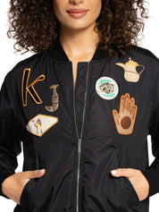 Badges bomber jacket