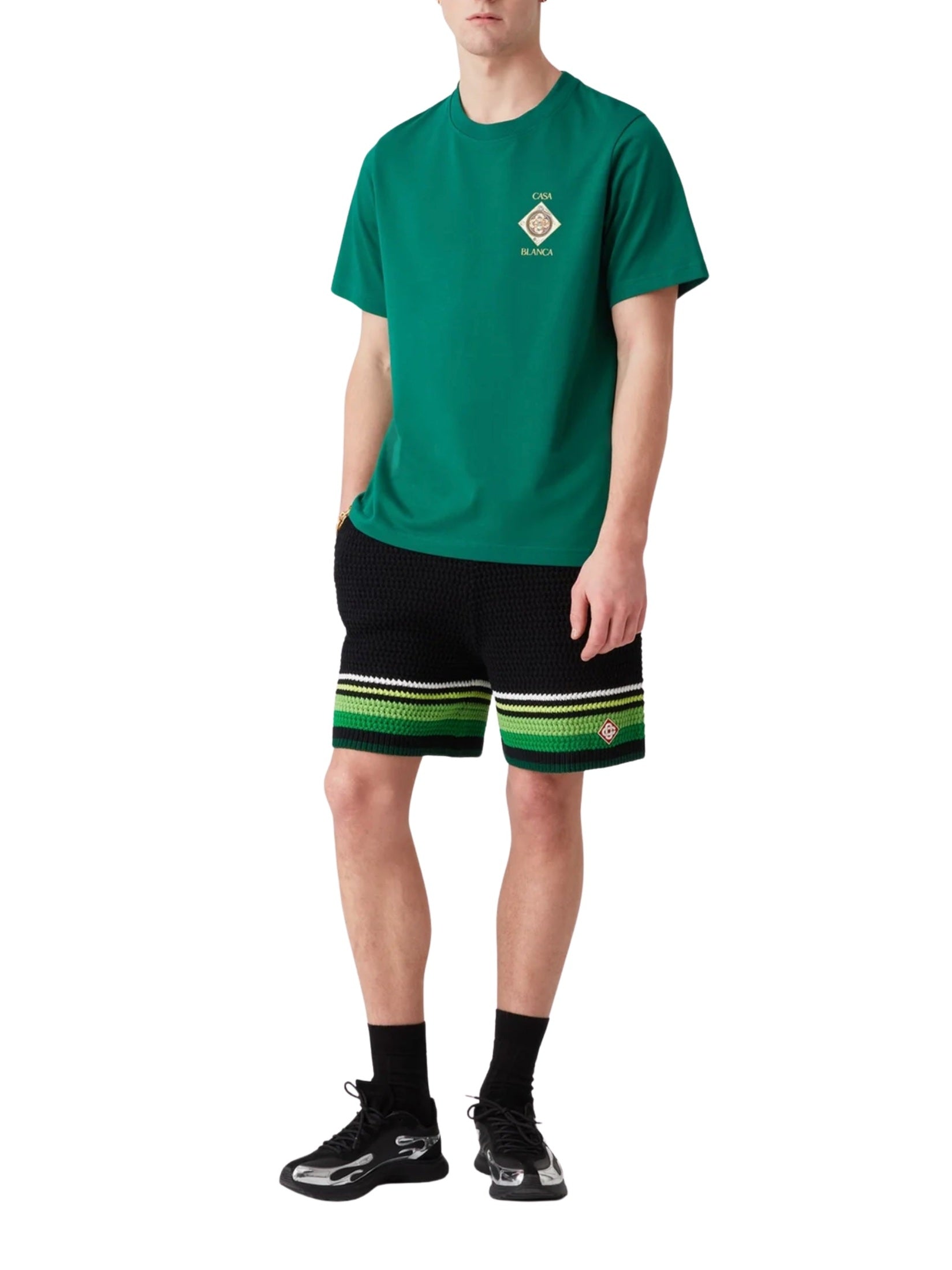 Green Plafond Orne De Musique Short Sleeve T?Shirt