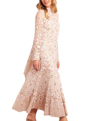 SYLVIA ROSE LONG SLEEVE ANKLE GOWN