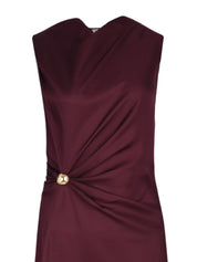 ROAN SLEEVELESS DRAPPED DRESS